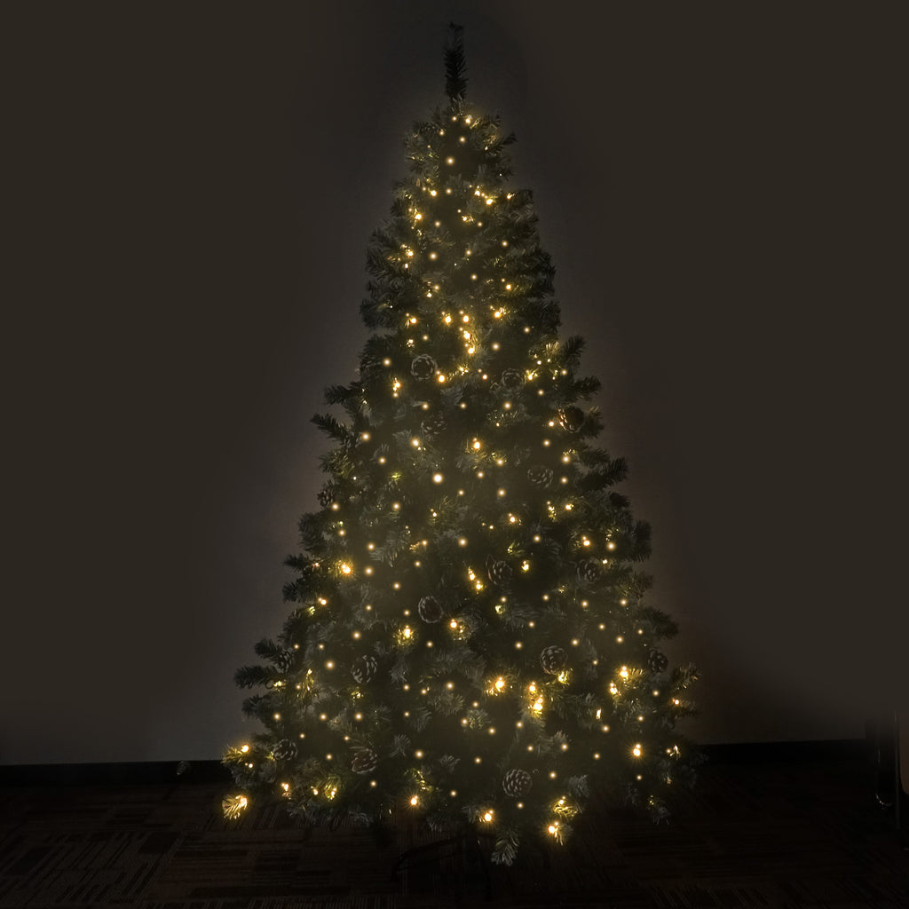 1.2m Christabelle Pre Lit LED Christmas Tree with Pine Cones