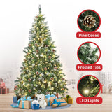 1.2m Christabelle Pre Lit LED Christmas Tree with Pine Cones