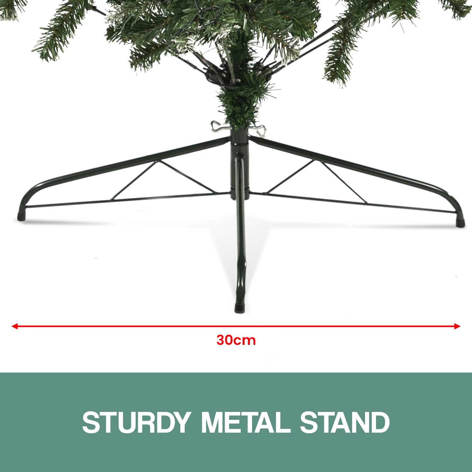 1.2m Christabelle Pre Lit LED Christmas Tree with Pine Cones