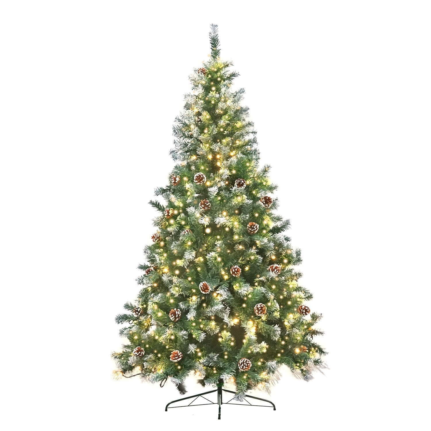 1.5m Christabelle Pre Lit LED Christmas Tree with Pine Cones