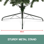 1.8m Christabelle Pre Lit LED Christmas Tree with Pine Cones