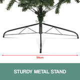 2.4m Christabelle Pre Lit LED Christmas Tree with Pine Cones