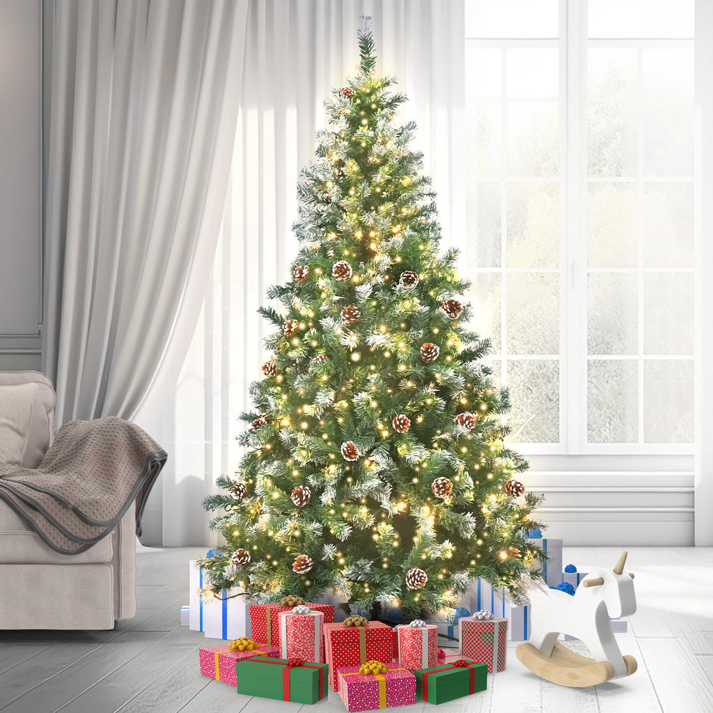 1.2m Christabelle Pre Lit LED Christmas Tree with Pine Cones