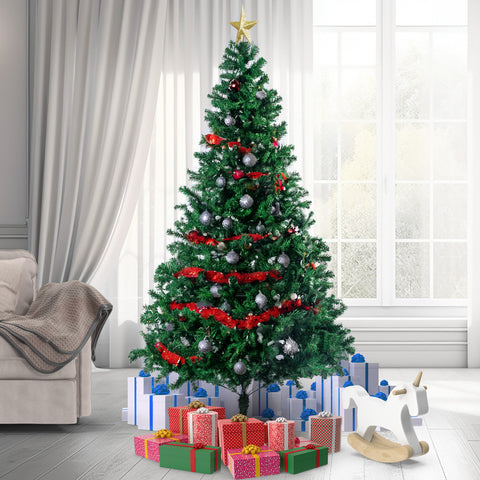 2.4m Christabelle Green Artificial Christmas Tree - 1500 Tips