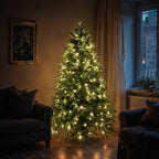 1.8m Christabelle Prelit Everglow Fir Christmas Tree with 300 LED Lights