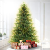 1.8m Christabelle Prelit Everglow Fir Christmas Tree with 300 LED Lights