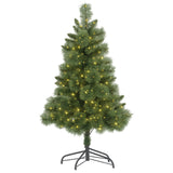Christabelle 1.2m Christmas Tree Cashmere Pine 4ft Pre-Lit LED Lights