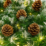 Christabelle 2.74m Christmas Garland Yuletide with LED Lights Tree Decoration Ornament