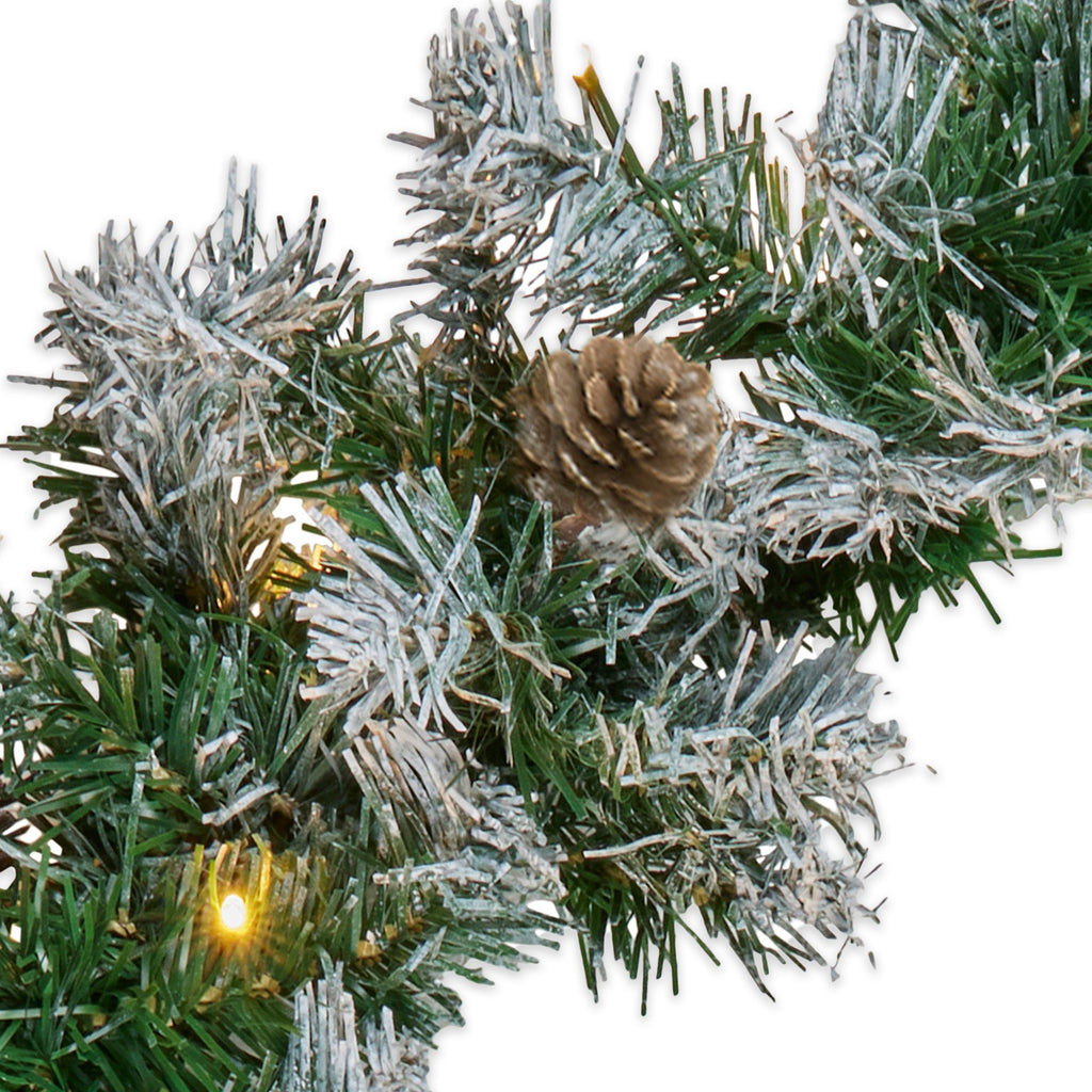 Christabelle 2.74m Christmas Garland Yuletide with LED Lights Tree Decoration Ornament