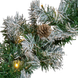 Christabelle 2.74m Christmas Garland Yuletide with LED Lights Tree Decoration Ornament