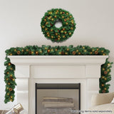 Christabelle Yuletide Glow Prelit Christmas Garland - 274cm