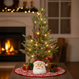 Christabelle 55cm Christmas Tree with Lights in Santa Pot