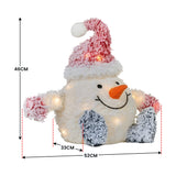 52cm Christmas Snowball Man with Lights