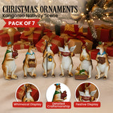 7 Piece Kangaroo Christmas Nativity Scene