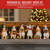 7 Piece Kangaroo Christmas Nativity Scene