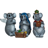 7 Piece Koala Christmas Nativity Scene