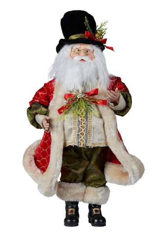 Top Hat Santa Claus 46cm