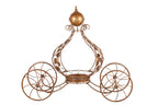 Carriage Display - Antique Gold Metal, 153cm