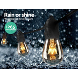 Festoon String Lights Christmas Blubs 50 Outdoor Wedding Garden 56m