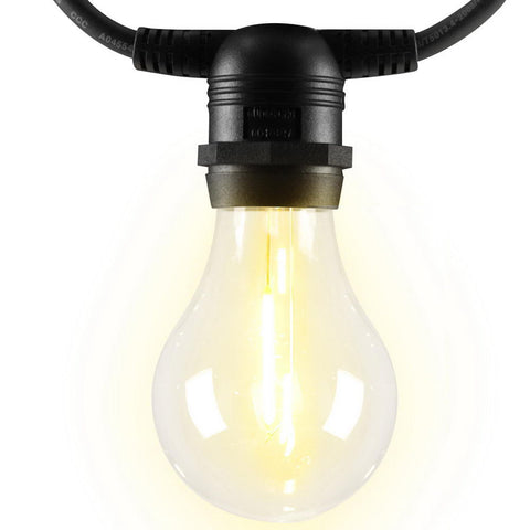 LED Festoon String Lights 20 Bulbs Kits A19 - 23m