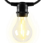 LED Festoon String Lights 40 Bulbs Kits A19 - 41m