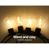 LED Festoon String Lights 50 Bulbs Kits A19 - 50m