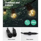 LED Festoon String Lights 40 Bulbs Kits G45 - 41m