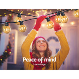 LED Festoon String Lights 40 Bulbs Kits G80 41m