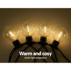 LED Festoon Lights Sting Lighting Kits Wedding Outdoor Party - 68m
