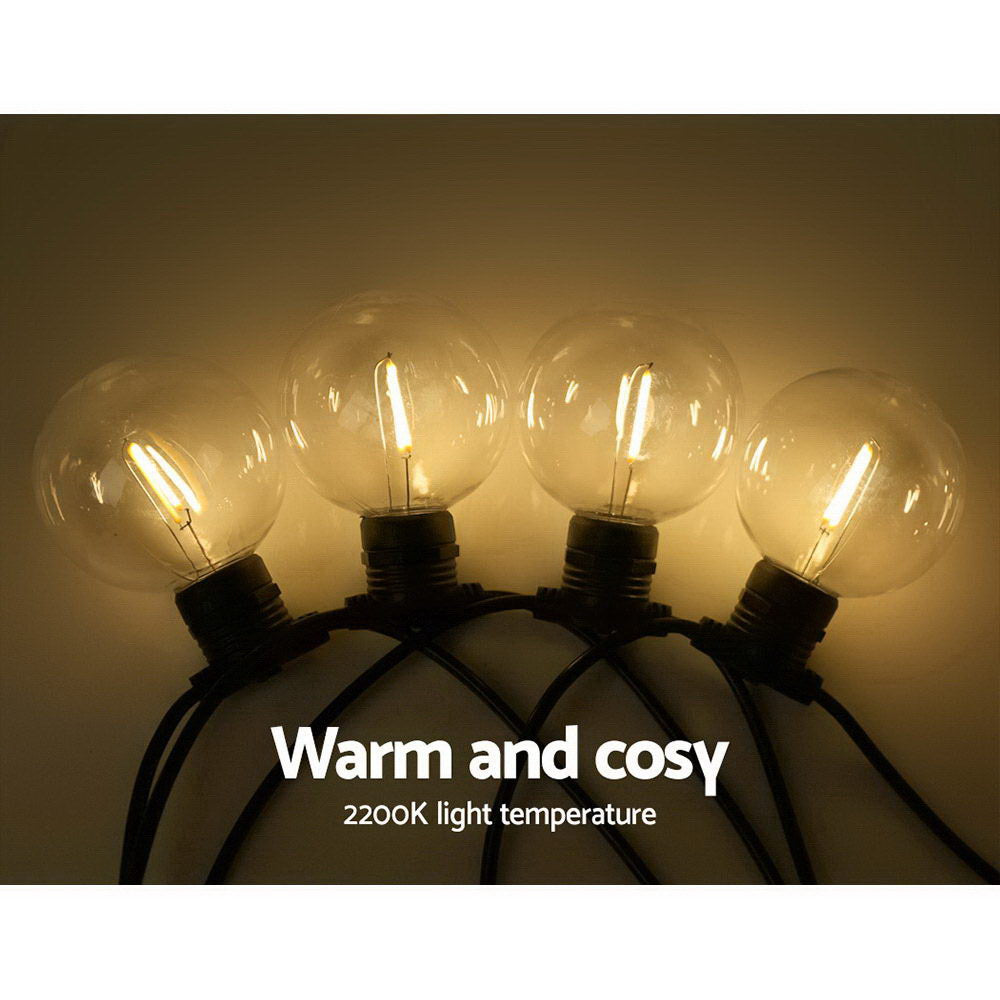 LED Festoon Lights Sting Lighting Kits Wedding Outdoor Party - 68m