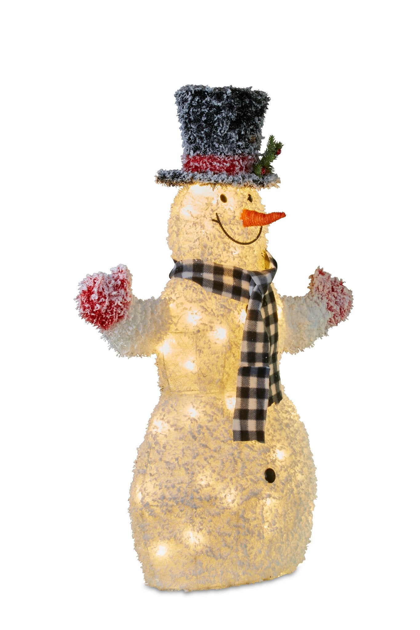 100cm Christmas Snowman with Lights