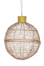 Christmas Display Bauble with Gold Lights- Indoor/Outdoor - 50cm