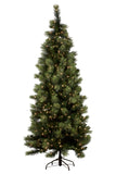 2.3M Christmas Tree with Lights- Slimline Carolina Pine