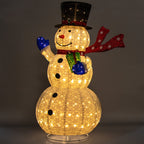 Christmas Snowman with Twinkle Lights White Indoor/Outdoor 180cmH