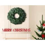 Green Christmas Wreath 200 Tips - 60cm