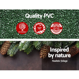 Green Christmas Wreath 200 Tips - 60cm