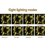 Christmas LED Curtain 3m x 6m Warm Lights -  600 Bulbs