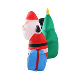 Christmas Inflatable Tree Snowman Lights Outdoor Decorations - 2.7m