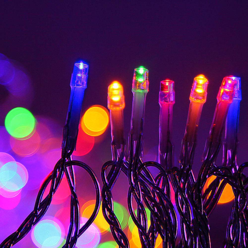 Christmas LED String Lights - Multi-colour 500 Bulbs - 100m