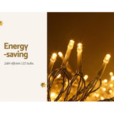 Christmas LED String Lights - Warm Yellow 500 Bulbs - 100m