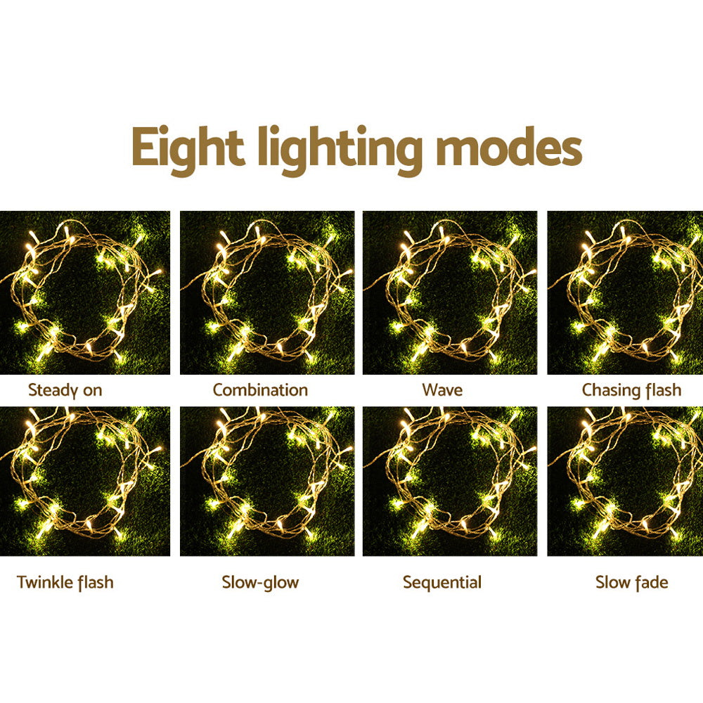 Christmas LED String Lights - Warm Yellow 500 Bulbs - 100m