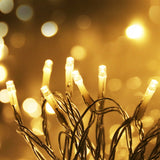Christmas LED String Lights - Warm Yellow 500 Bulbs - 100m