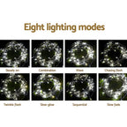 100m Christmas LED String - White Lights 500 Bulbs